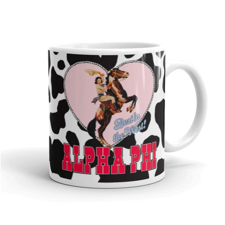 Ali & Ariel Best In The West Mug (available for all organizations!) Alpha Phi / 11 oz