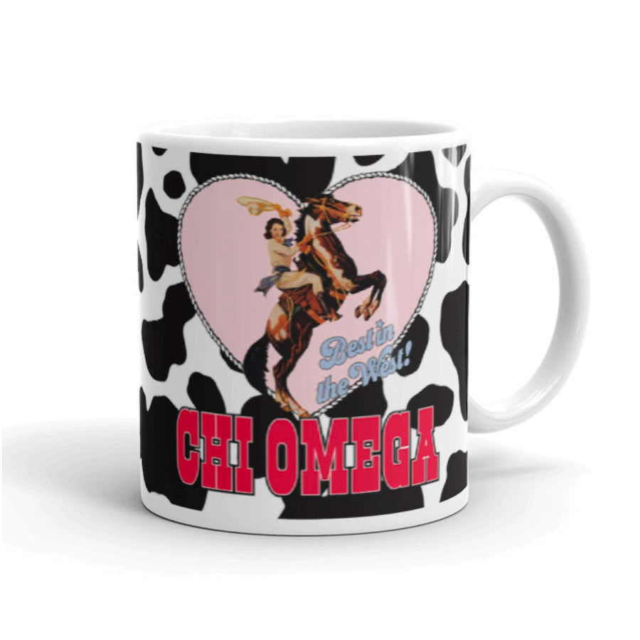 Ali & Ariel Best In The West Mug (available for all organizations!) Chi Omega / 11 oz