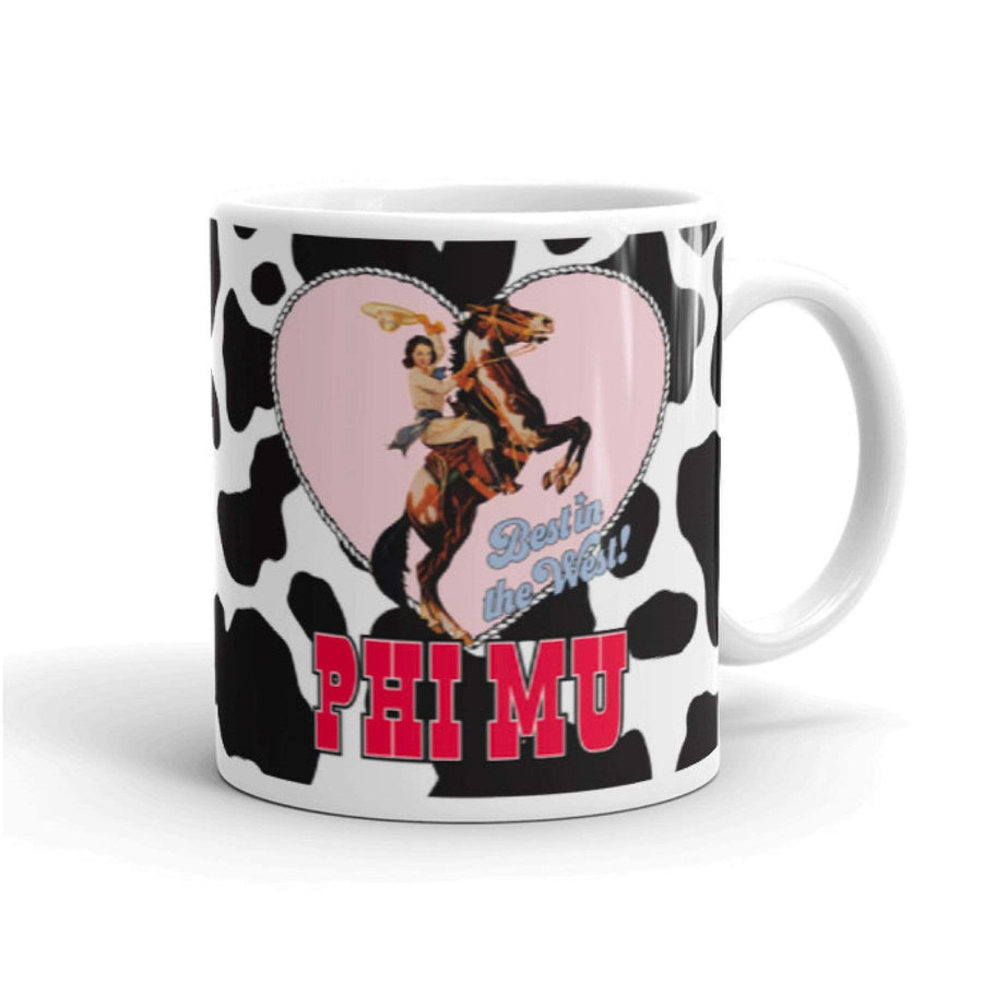Ali & Ariel Best In The West Mug (available for all organizations!) Phi Mu / 11 oz