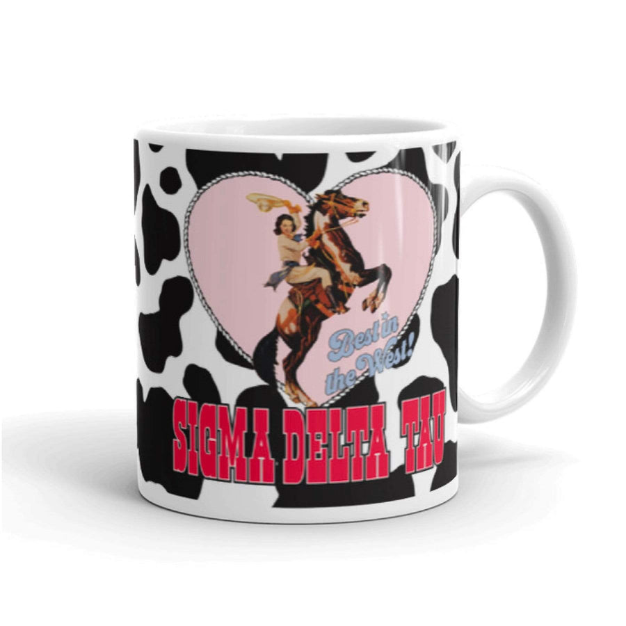 Ali & Ariel Best In The West Mug (available for all organizations!) Sigma Delta Tau / 11 oz