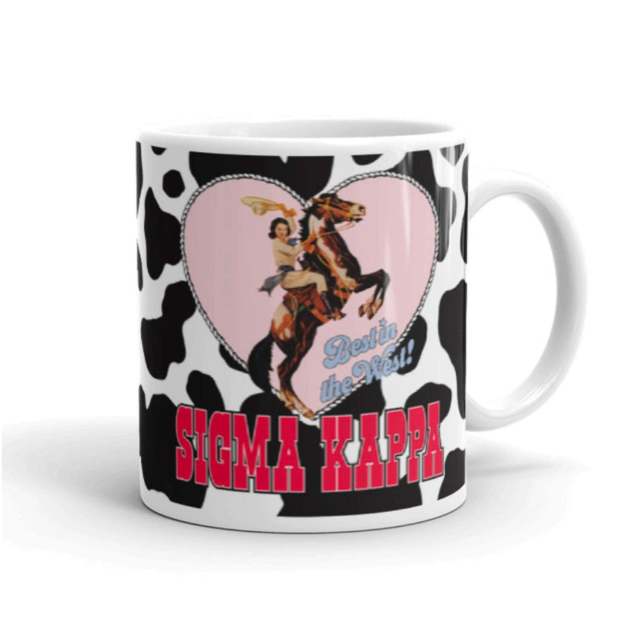 Ali & Ariel Best In The West Mug (available for all organizations!) Sigma Kappa / 11 oz