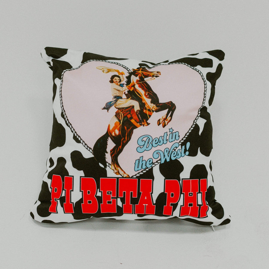 Ali & Ariel Best In The West Pillow <br> (available for multiple sororities)