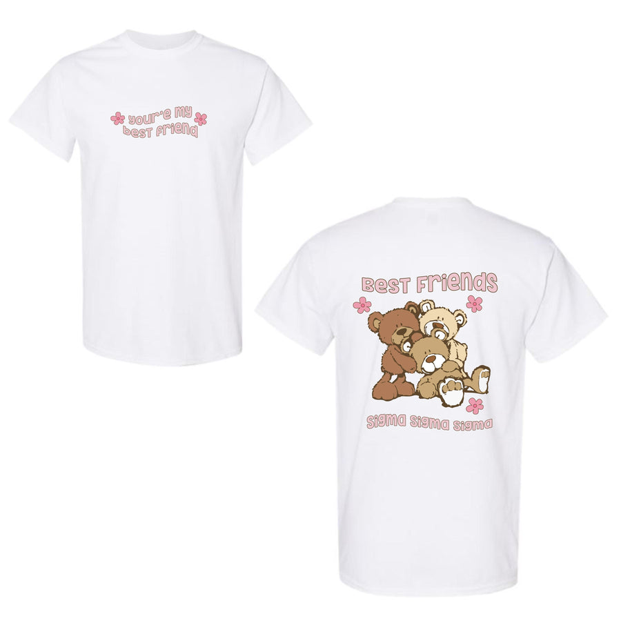 Ali & Ariel BFF Teddy Bear Tee (sororities G-Z)