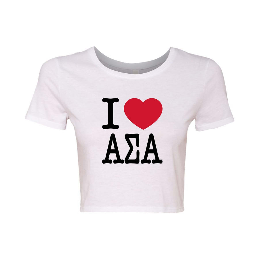 Ali & Ariel Big Apple Cropped Baby Tee (available for some orgs)