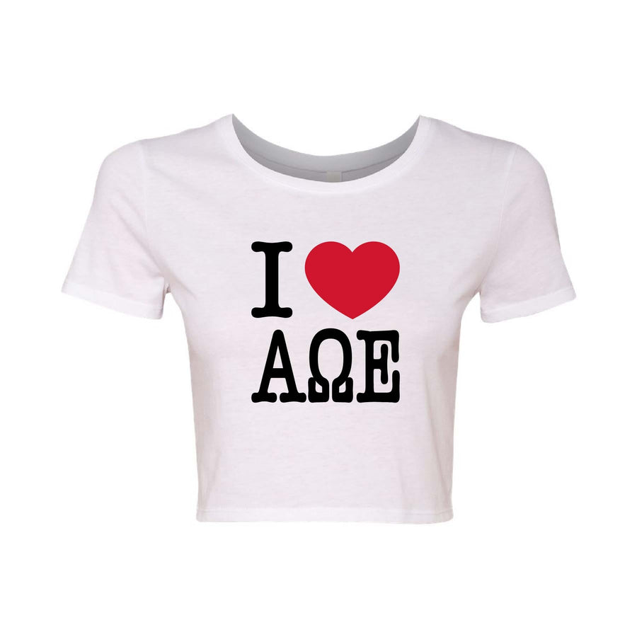 Ali & Ariel Big Apple Cropped Baby Tee (available for some orgs)