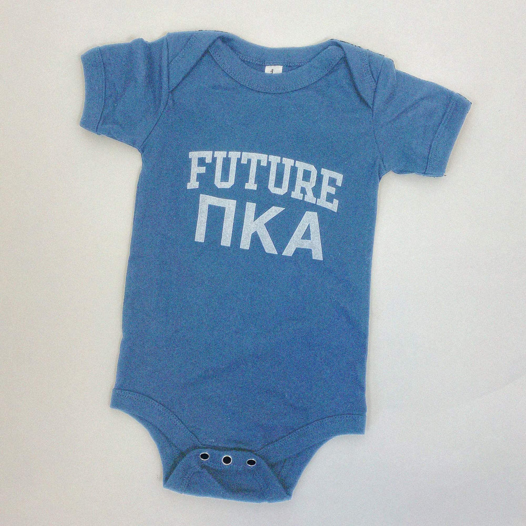 Ali & Ariel Blue Baby Onesie <br> (available for all fraternities)