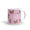 Ali & Ariel Butterfly Mug (available for multiple organizations!) Delta Zeta / 11 oz