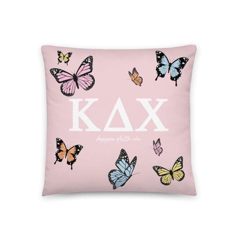 Ali & Ariel Butterfly Pillow <br> (available for multiple sororities) Kappa Delta Chi