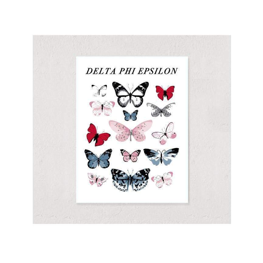 Ali & Ariel Butterfly Wonderland Art Print Delta Phi Epsilon / 12x16