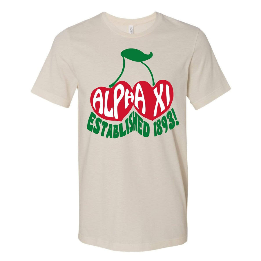 Ali & Ariel Cherry Tee <br> (sororities A-D)