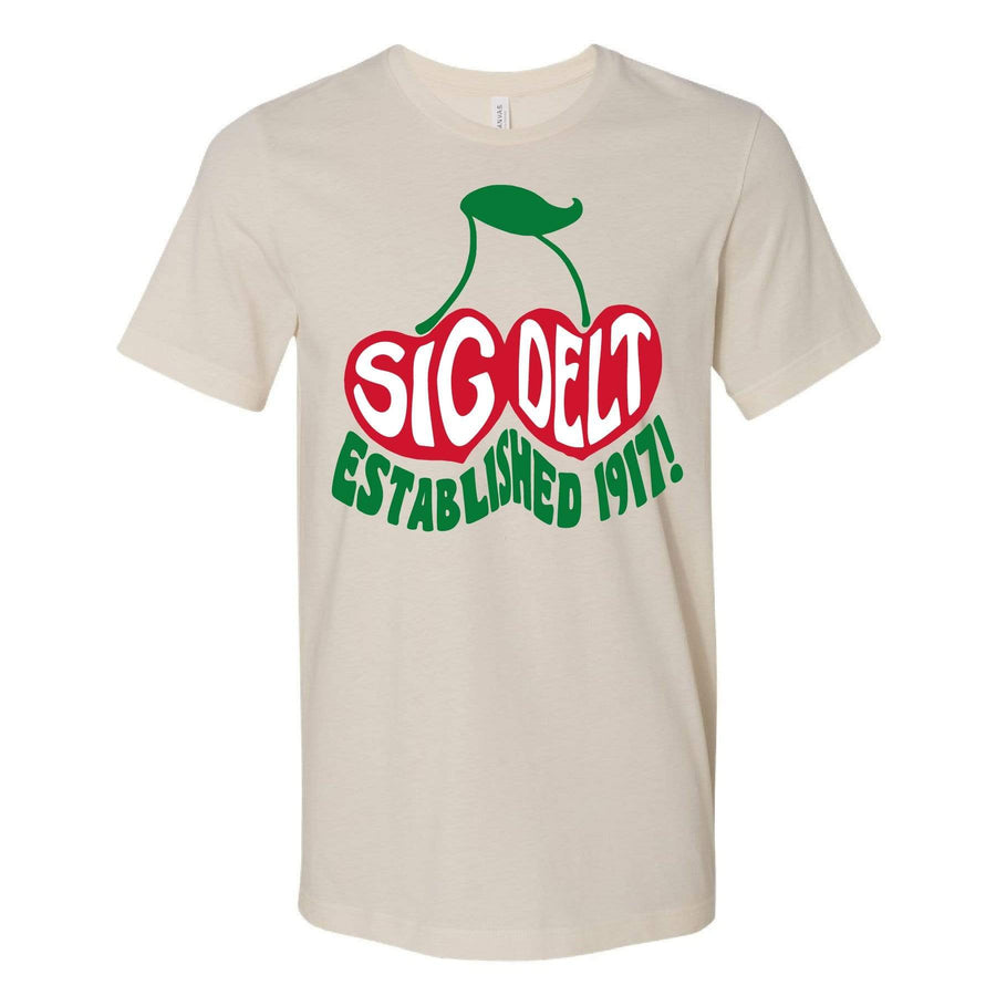 Ali & Ariel Cherry Tee <br> (sororities G-Z)