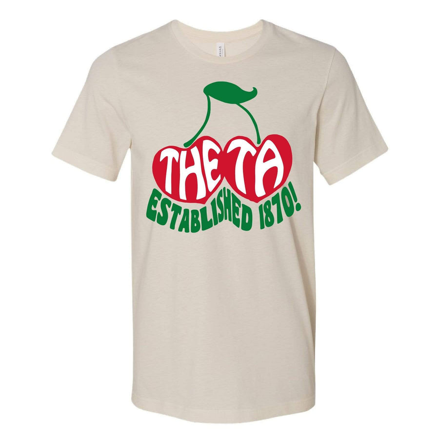 Ali & Ariel Cherry Tee <br> (sororities G-Z)