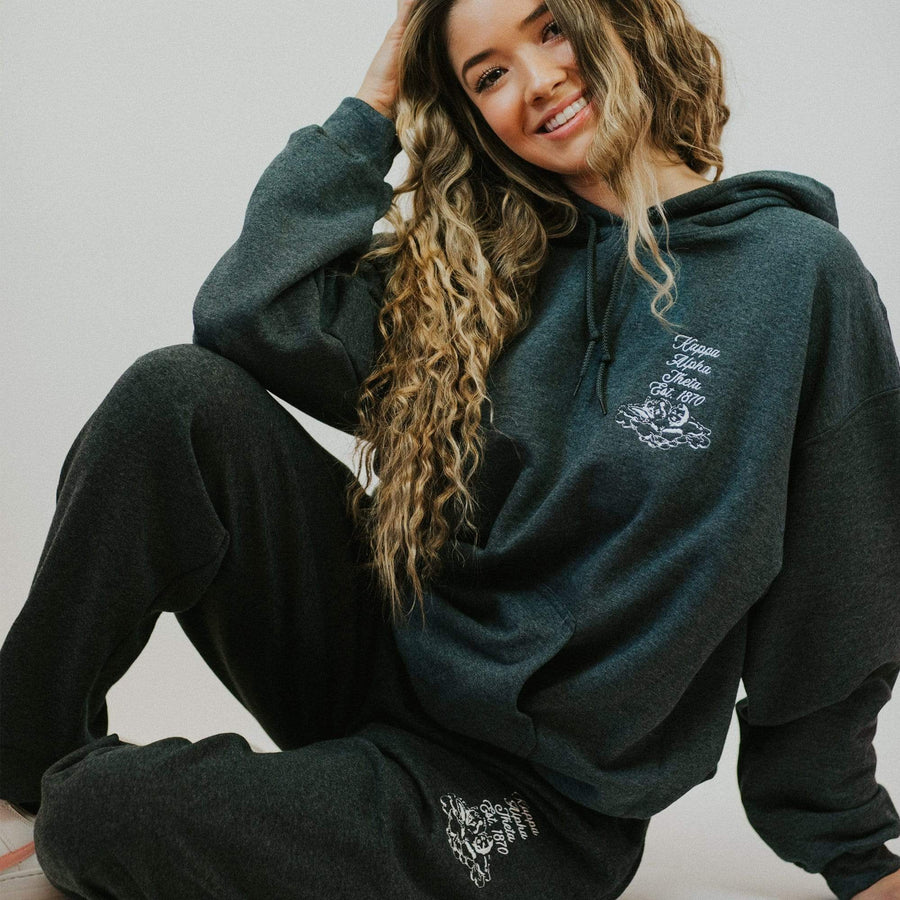 Ali & Ariel Cherub Embroidered Joggers <br> (sororities G-Z)
