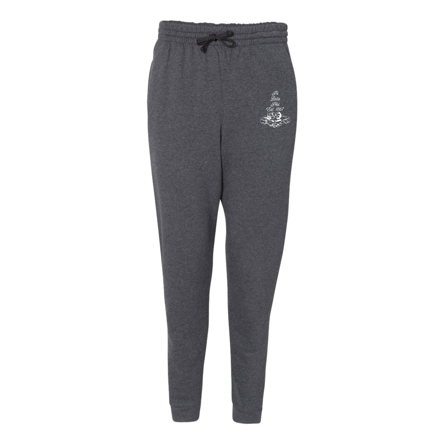 Ali & Ariel Cherub Embroidered Joggers <br> (sororities G-Z) Pi Beta Phi / Small