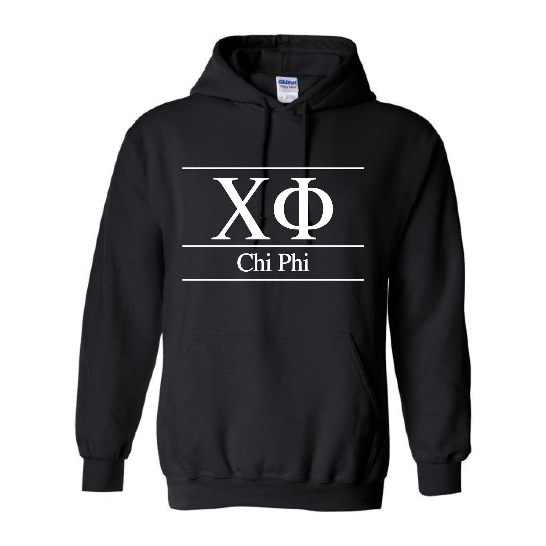 Ali & Ariel Classic Letters Hoodie in Black <br> (available for all fraternities)
