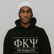 Ali & Ariel Classic Letters Hoodie in Black <br> (available for all fraternities)