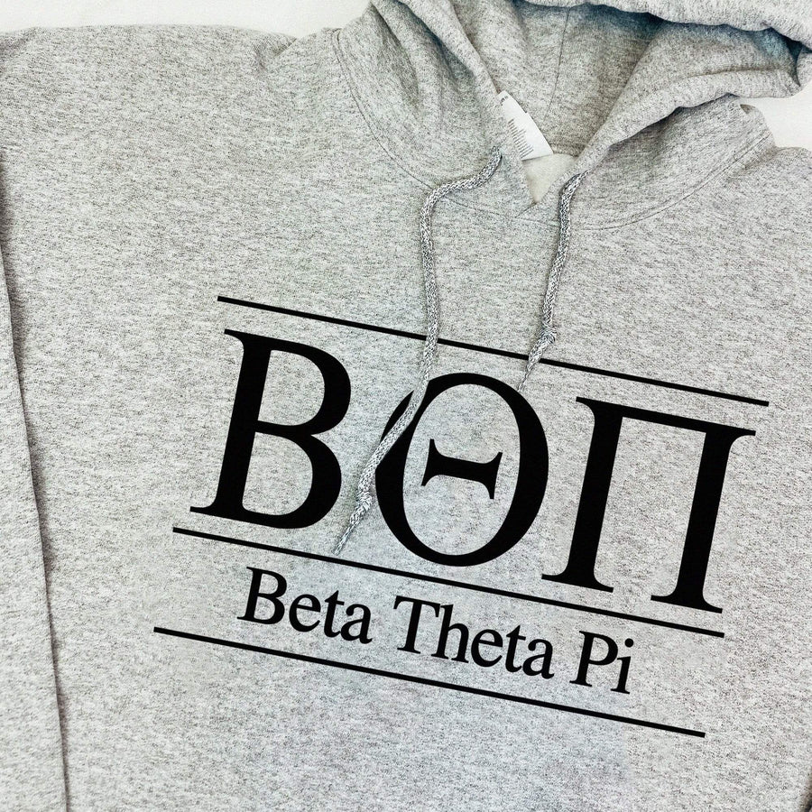 Ali & Ariel Classic Letters Hoodie in Sport Grey <br> (available for all fraternities)