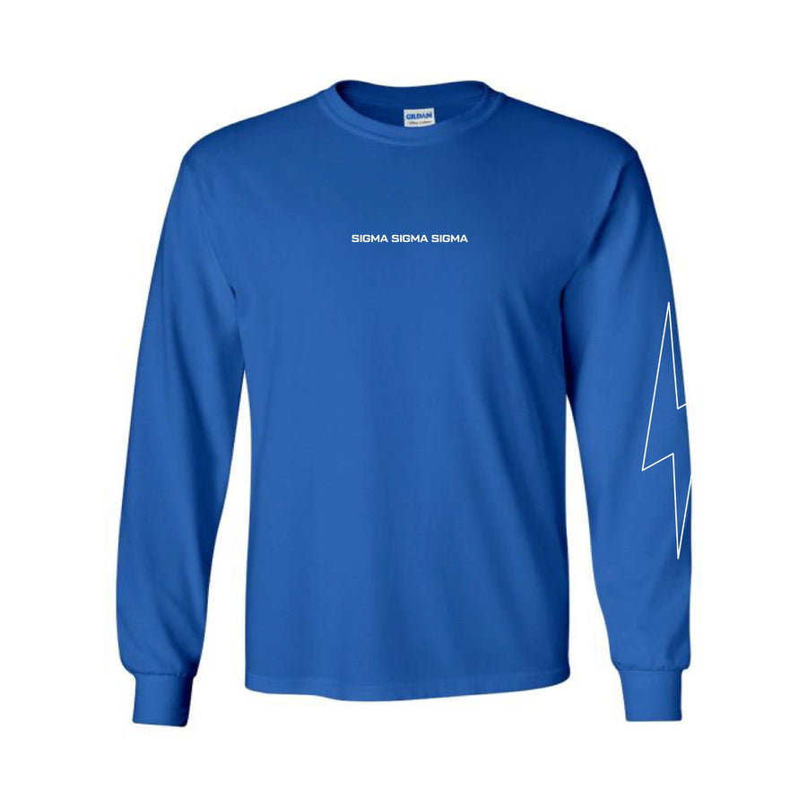Cobalt Bolt Long Sleeve <br> (available for all organizations!)