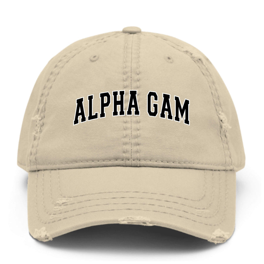Ali & Ariel Collegiate Hat <br> (available for all sororities) Alpha Gamma Delta