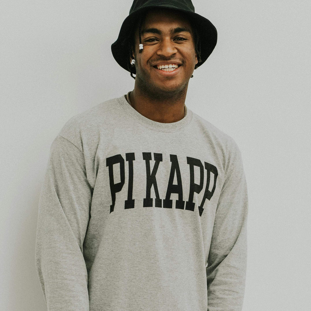 Collegiate Heather Long Sleeve <br> (available for all fraternities!)