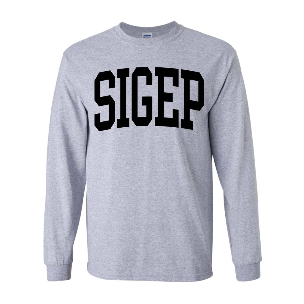 Collegiate Heather Long Sleeve <br> (available for all fraternities!)