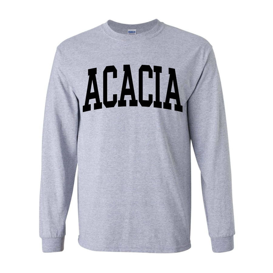 Collegiate Heather Long Sleeve <br> (available for all fraternities!)