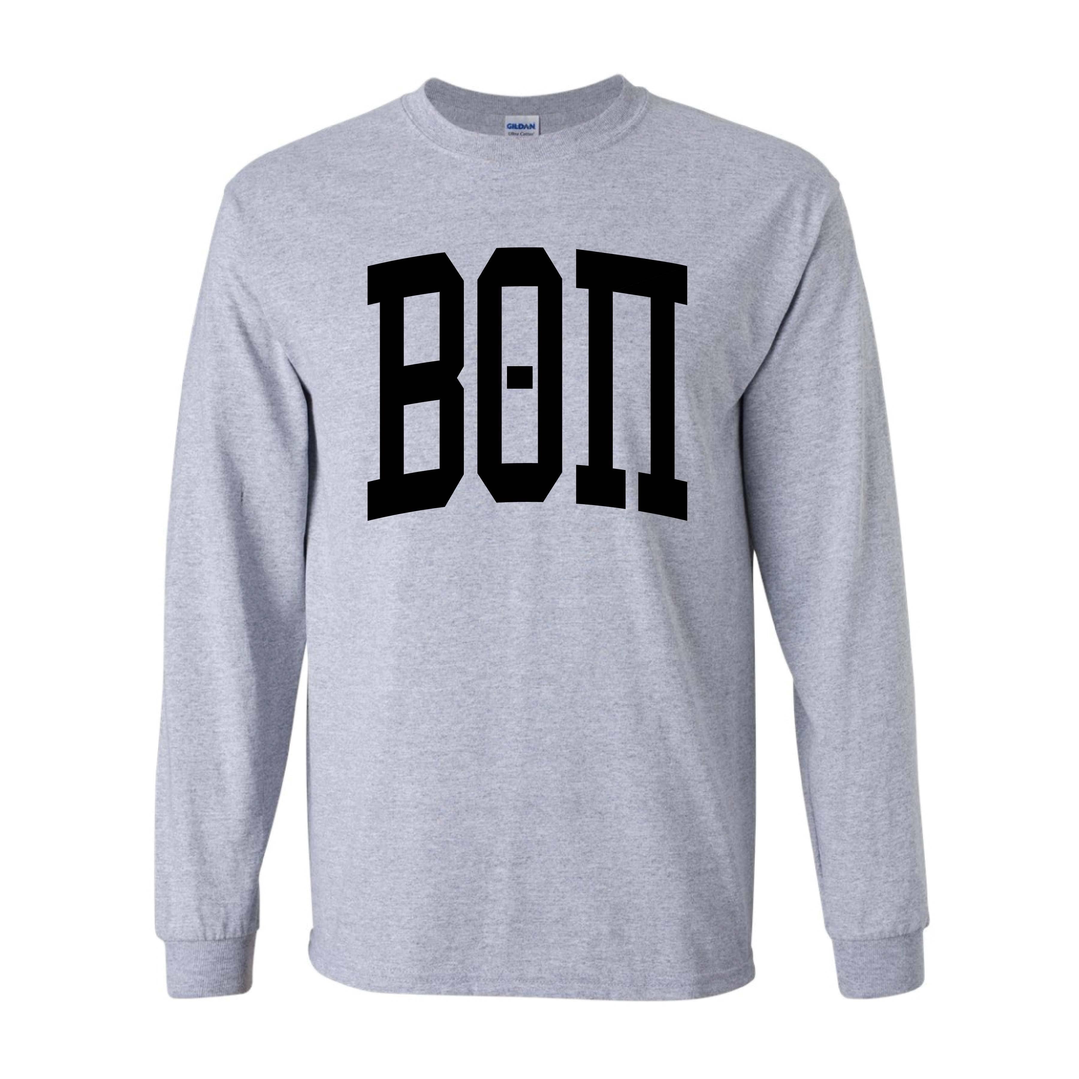 Collegiate Heather Long Sleeve <br> (available for all fraternities!)