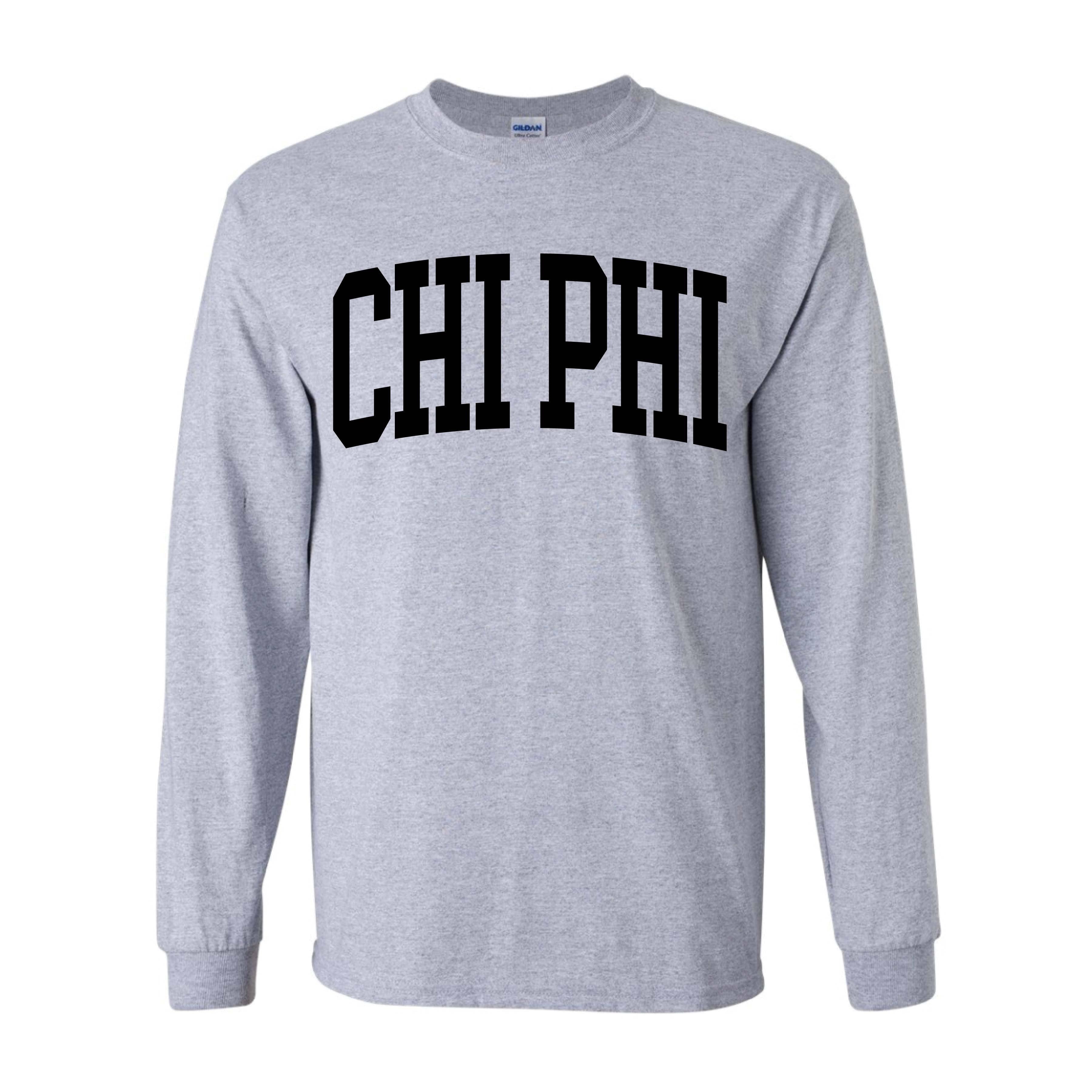 Collegiate Heather Long Sleeve <br> (available for all fraternities!)