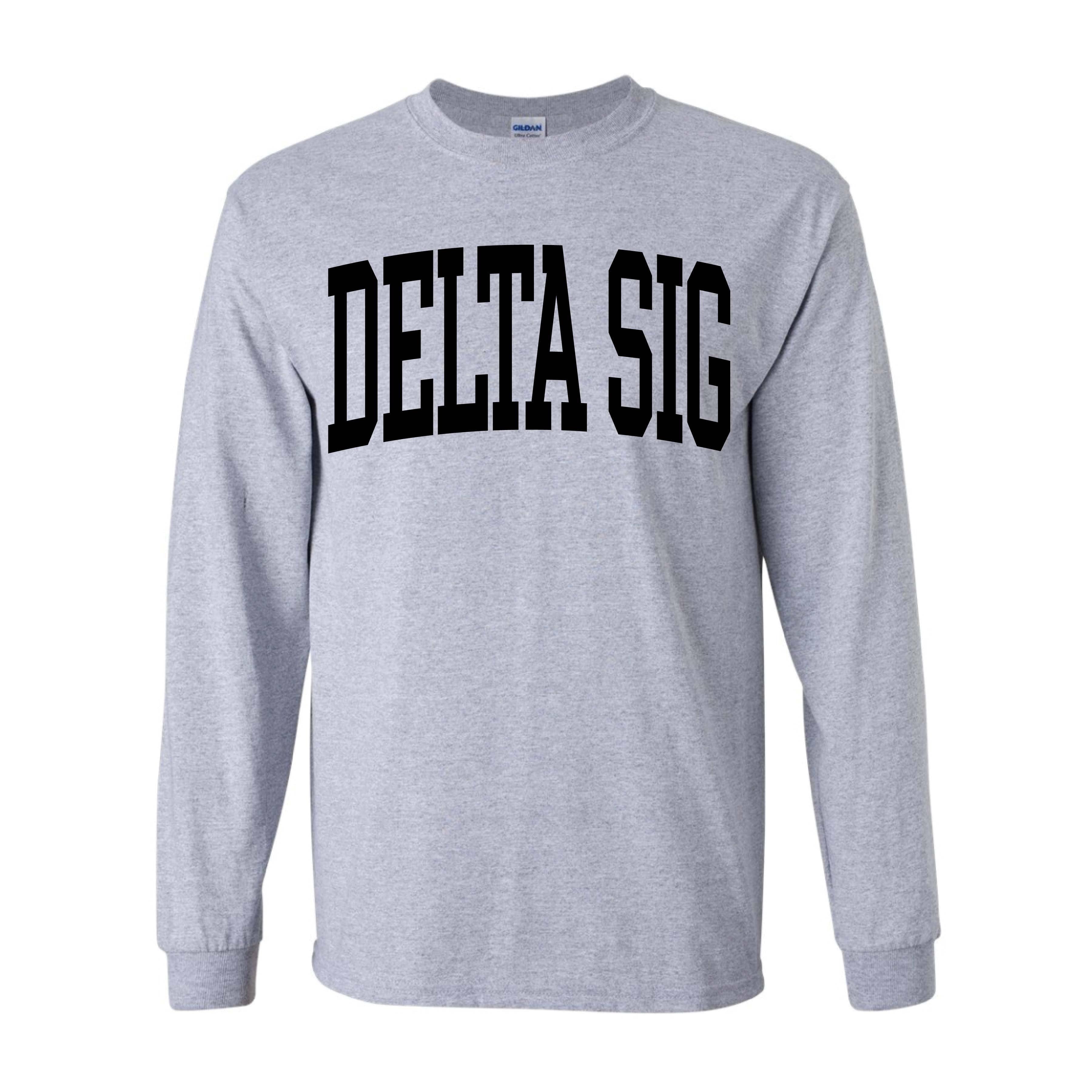 Collegiate Heather Long Sleeve <br> (available for all fraternities!)