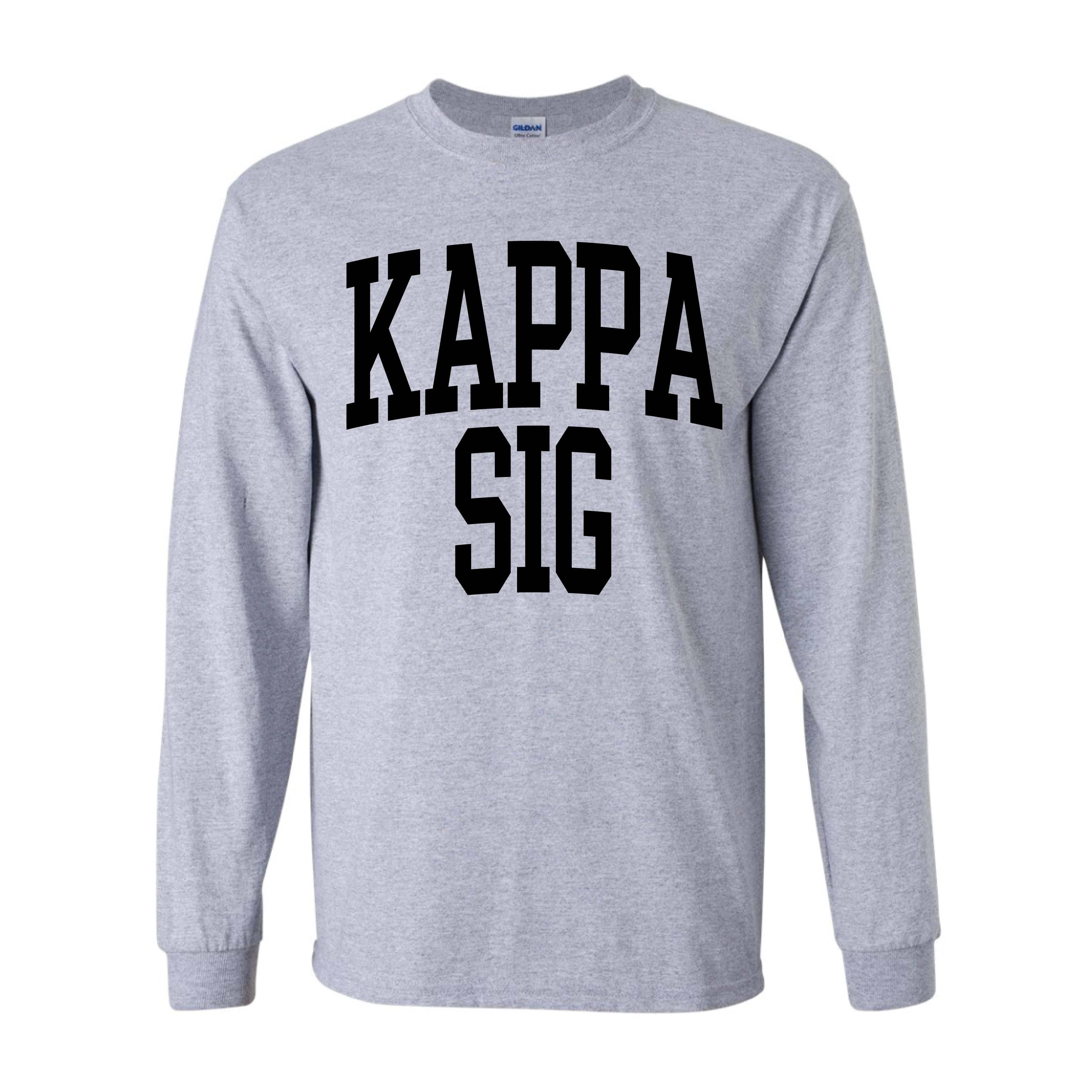 Collegiate Heather Long Sleeve <br> (available for all fraternities!)