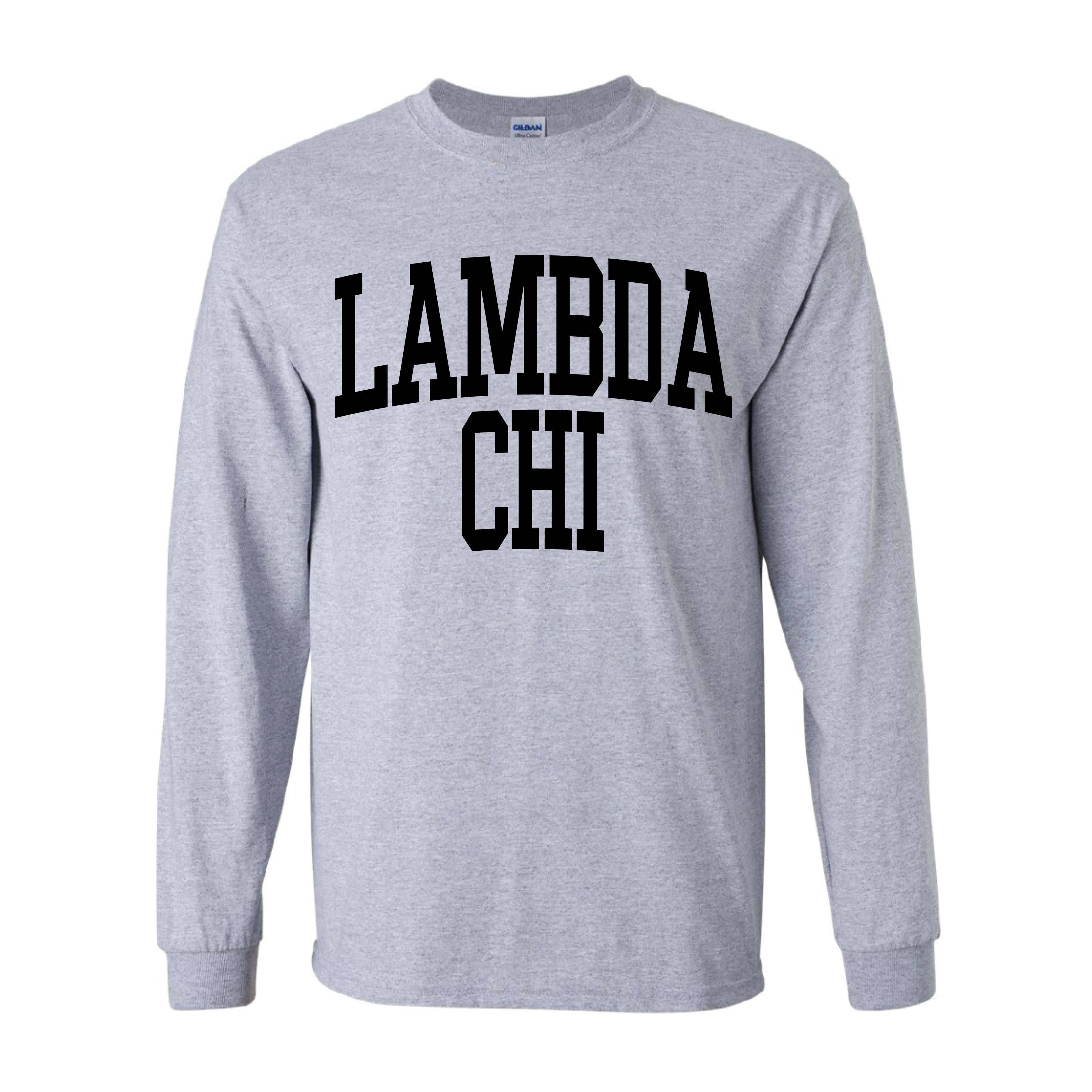 Collegiate Heather Long Sleeve <br> (available for all fraternities!)