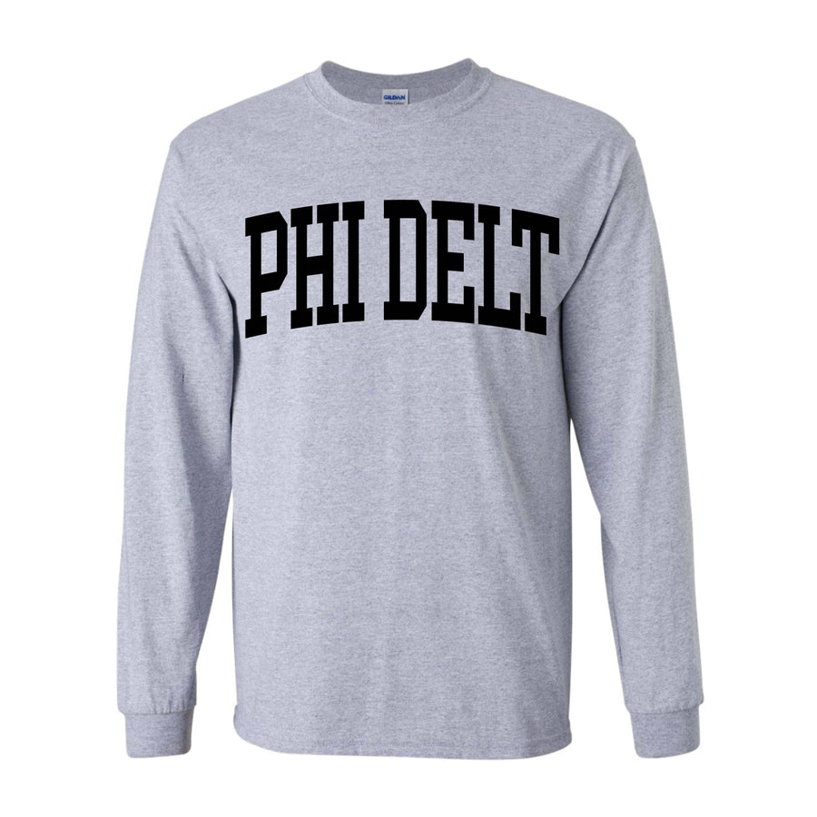 Collegiate Heather Long Sleeve <br> (available for all fraternities!)
