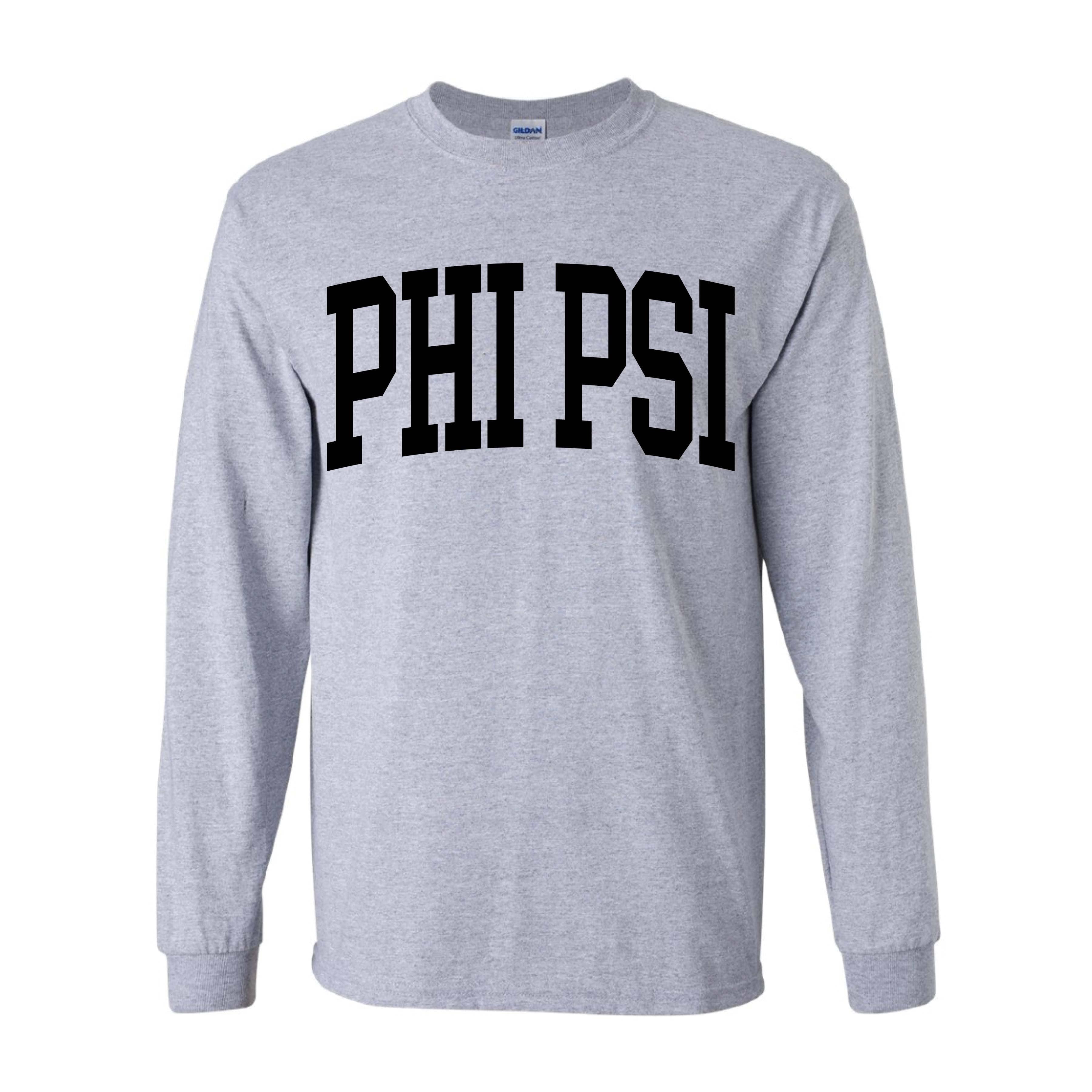 Collegiate Heather Long Sleeve <br> (available for all fraternities!)
