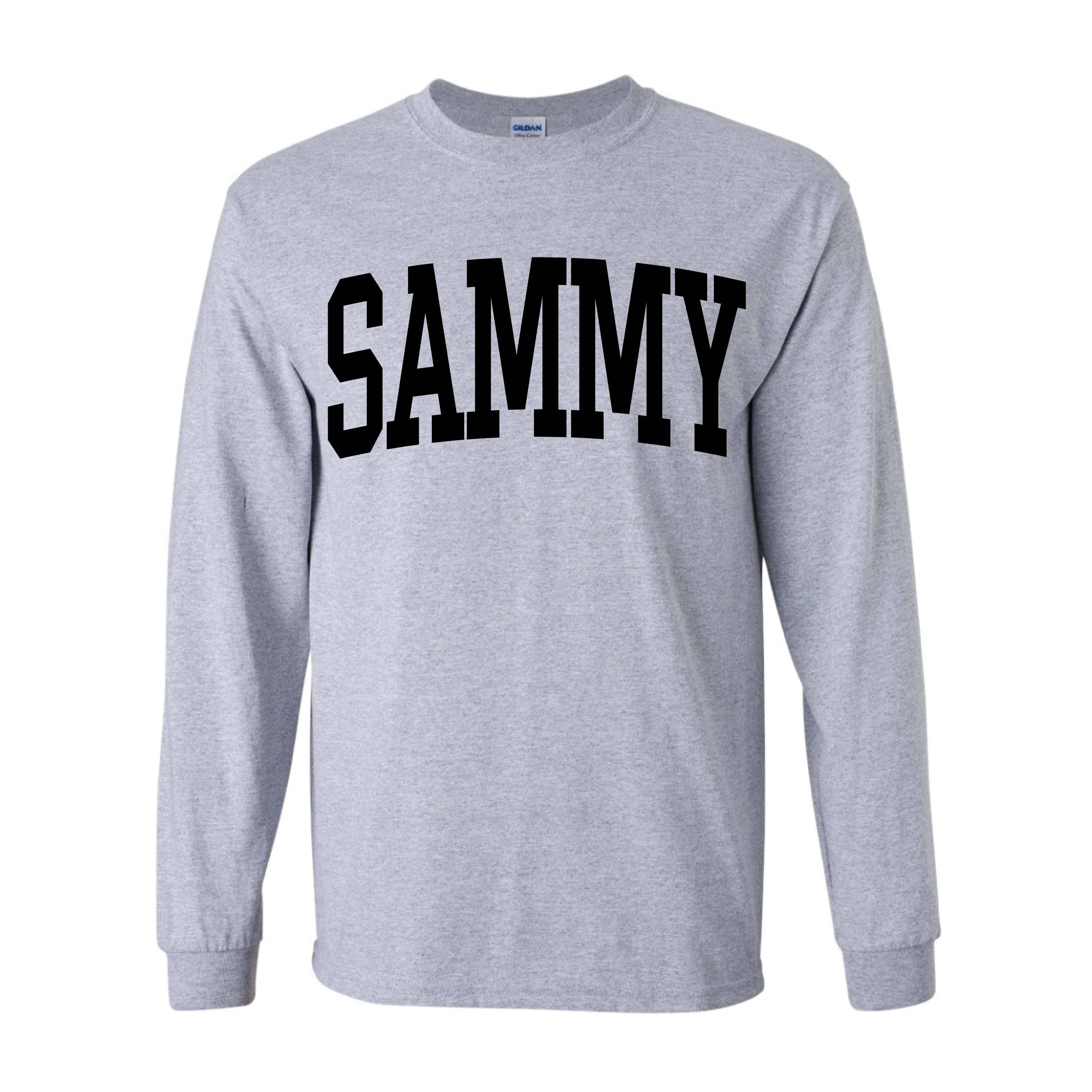 Collegiate Heather Long Sleeve <br> (available for all fraternities!)