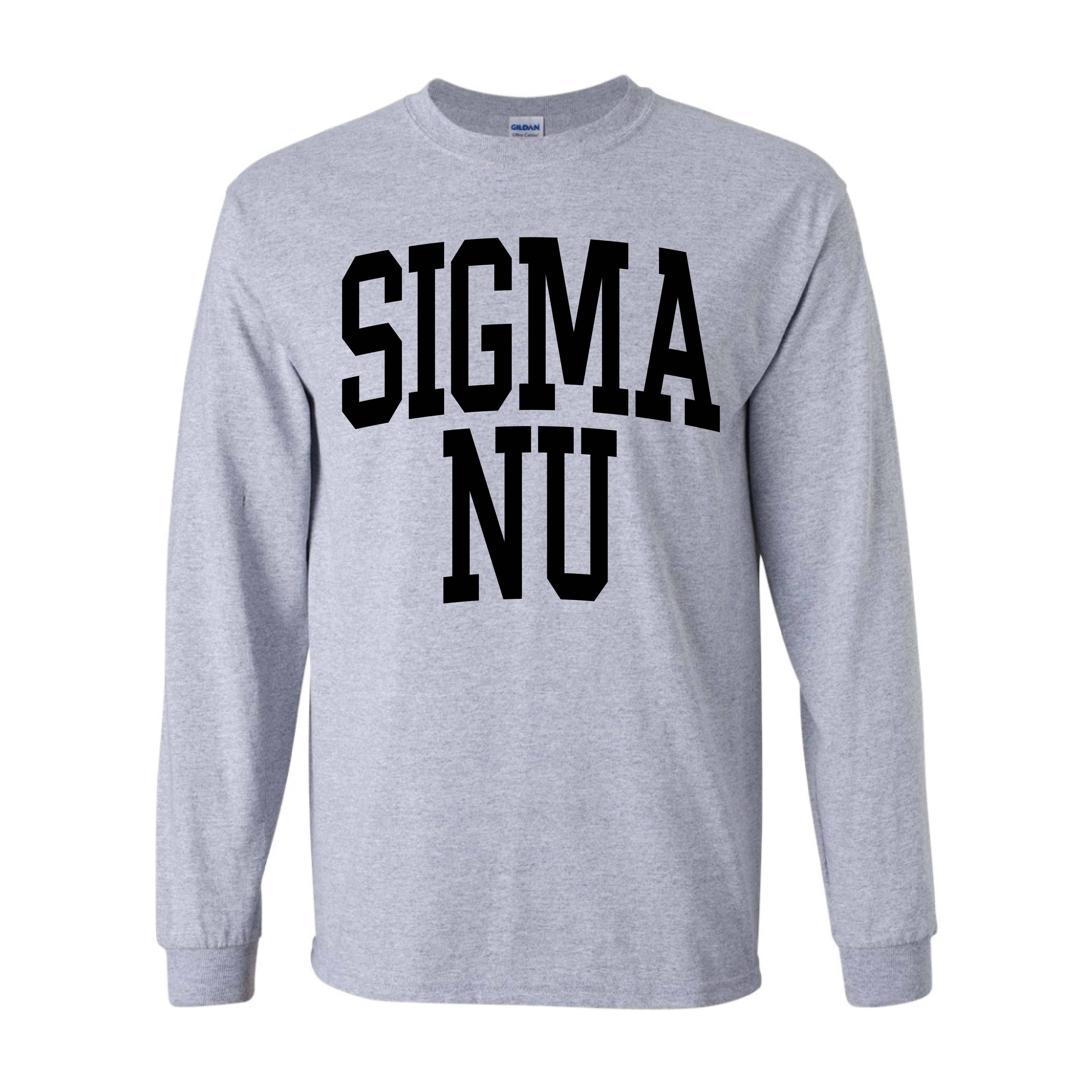 Collegiate Heather Long Sleeve <br> (available for all fraternities!)