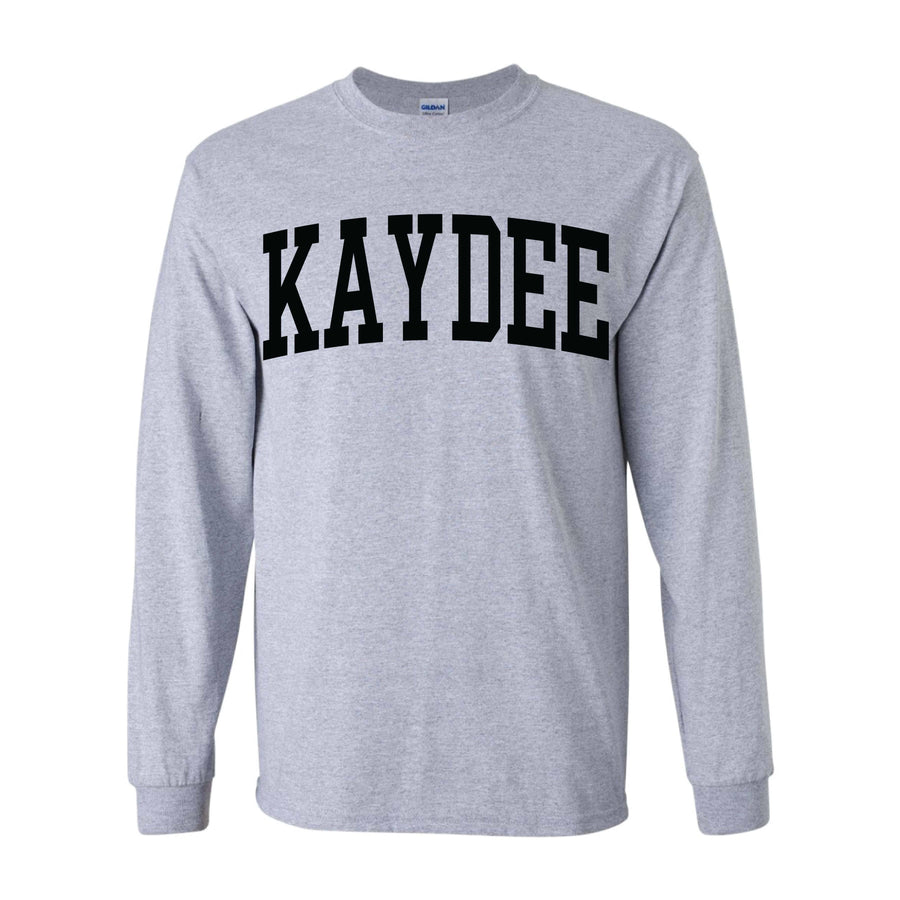 Collegiate Heather Long Sleeve Tee <br> (available for all organizations!)