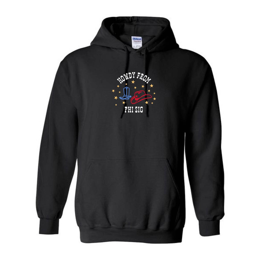 Ali & Ariel Cowgirl Embroidered Hoodie <br> (sororities G-Z)