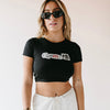 Ali & Ariel Cut Out Letters Baby Tee Cropped (available for some orgs)