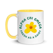 Ali & Ariel Daisy Mug (available for all organizations!) Alpha Chi Omega / 11 oz