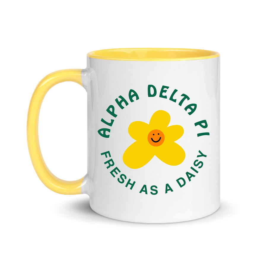 Ali & Ariel Daisy Mug (available for all organizations!) Alpha Delta Pi / 11 oz