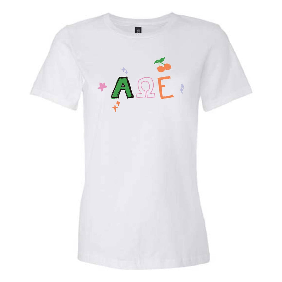 Ali & Ariel Doodle Tee (sororities A-D)