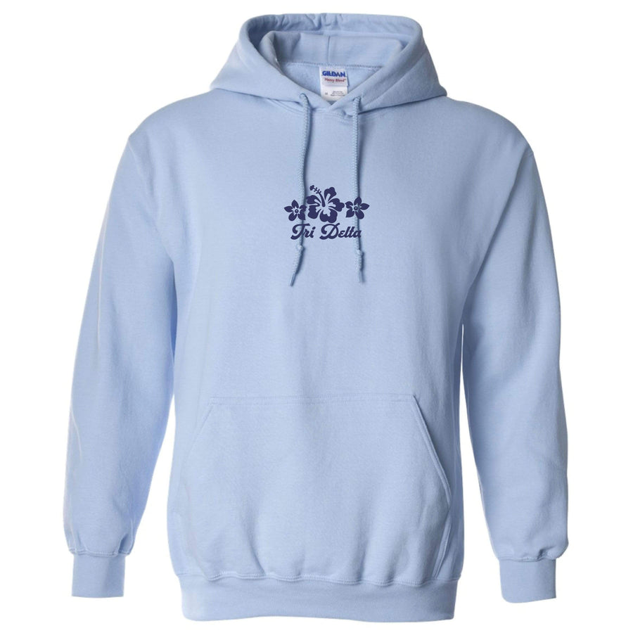 Ali & Ariel Embroidered Hawaii Flowers Hoodie <br> (sororities A-D)