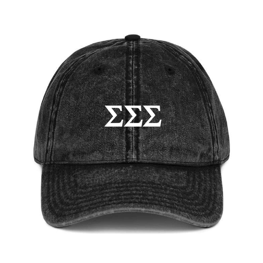 Greek Dad Hat - Black <br> (available for multiple organizations!)