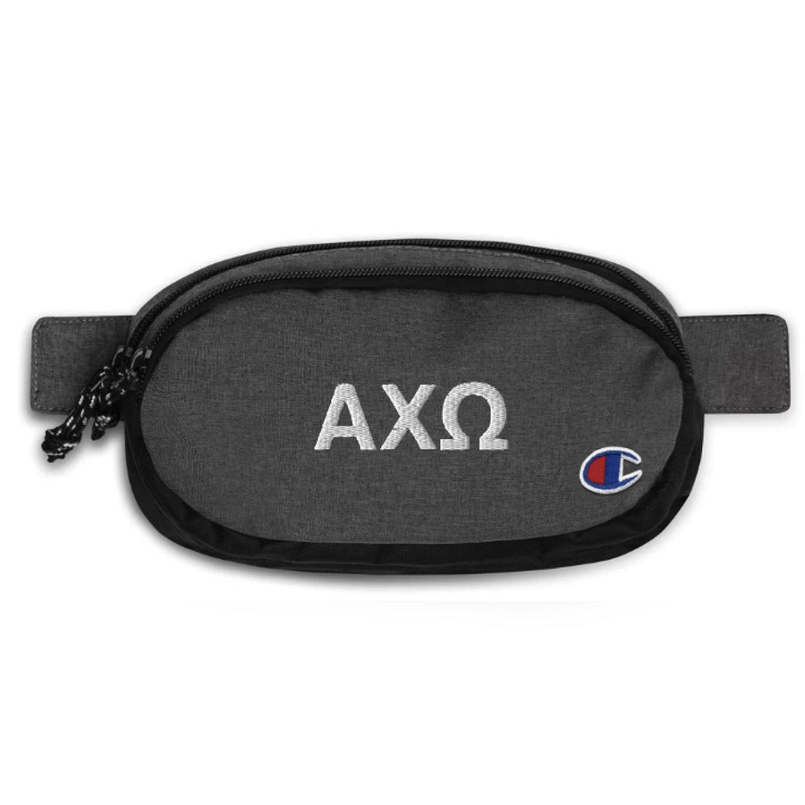 Ali & Ariel Greek Letters Fanny Pack <br> (available for all sororities) Alpha Chi Omega