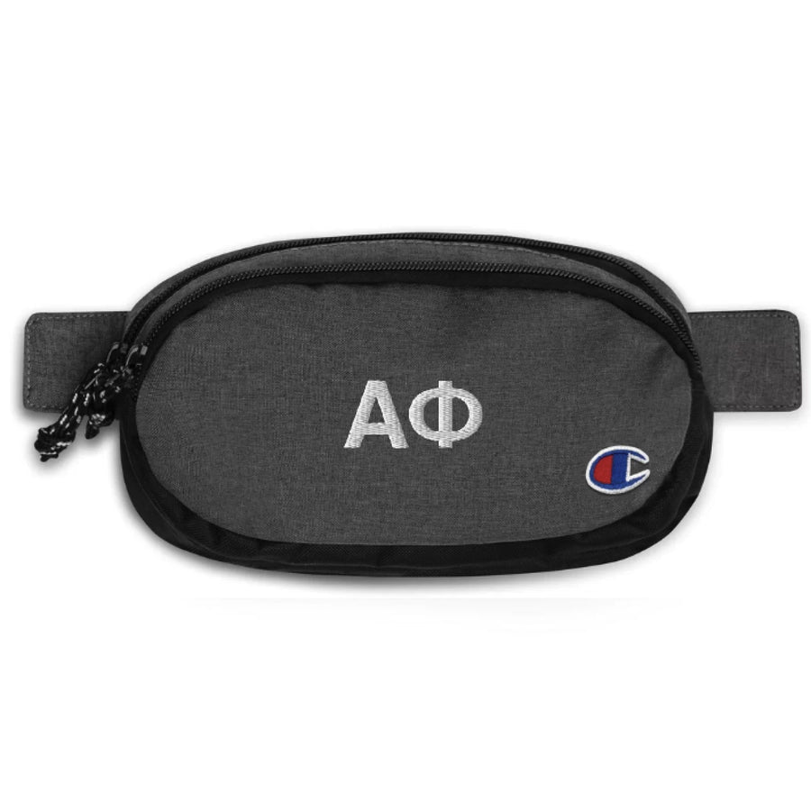 Ali & Ariel Greek Letters Fanny Pack <br> (available for all sororities) Alpha Phi