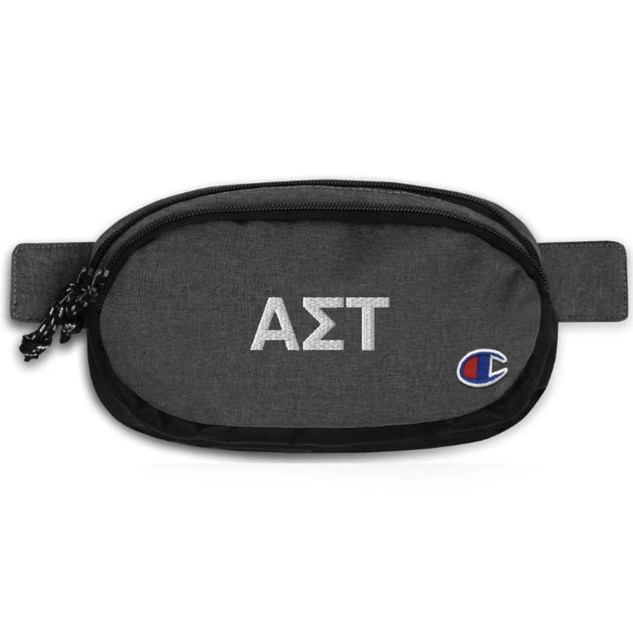 Ali & Ariel Greek Letters Fanny Pack <br> (available for all sororities) Alpha Sigma Tau