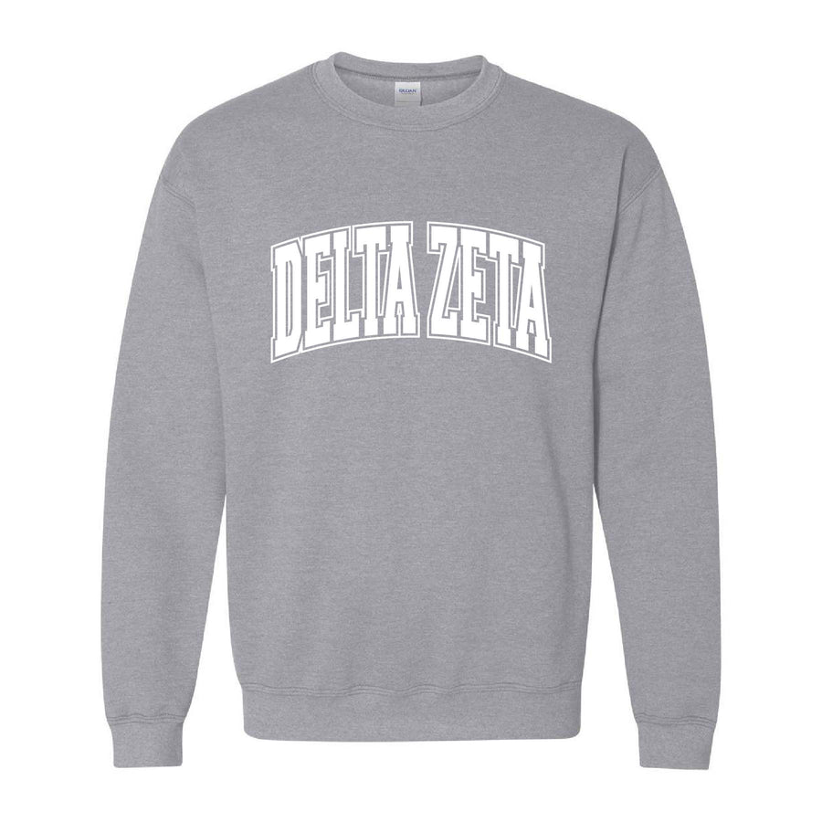 Ali & Ariel Grey Collegiate Fleece <br> (sororities A-D)