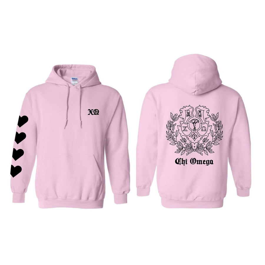 Heart On My Sleeve Hoodie <br> (sororities A-D)