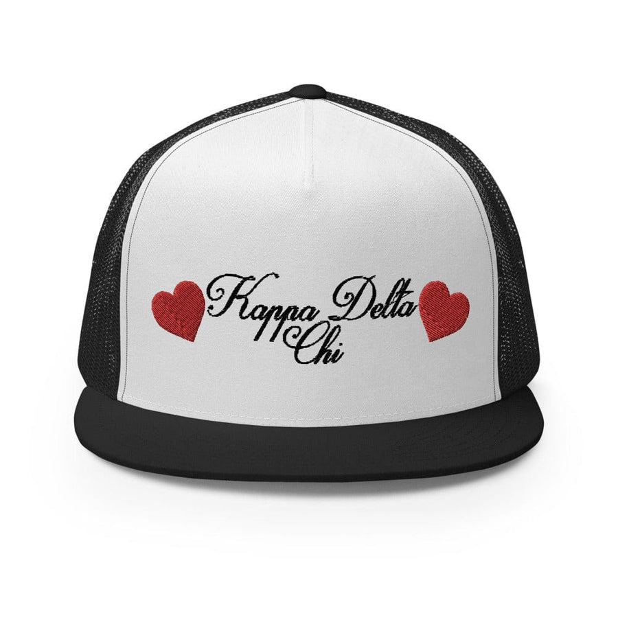 Ali & Ariel Heart Trucker Hat (available for all sororities)