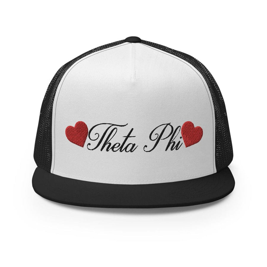 Ali & Ariel Heart Trucker Hat (available for all sororities)